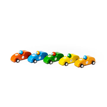 Pull Back Wooden Racer Car Toy