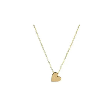 Tiny Gold Heart on Gold Filled Chain - 18"