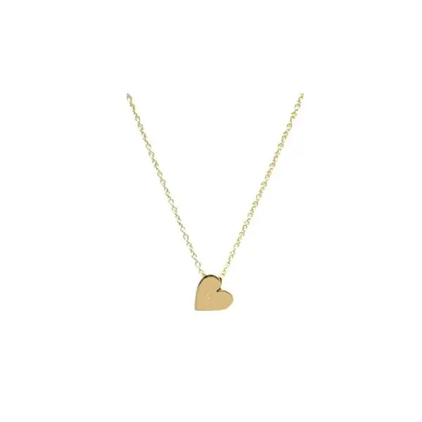 Tiny Gold Heart on Gold Filled Chain - 18"