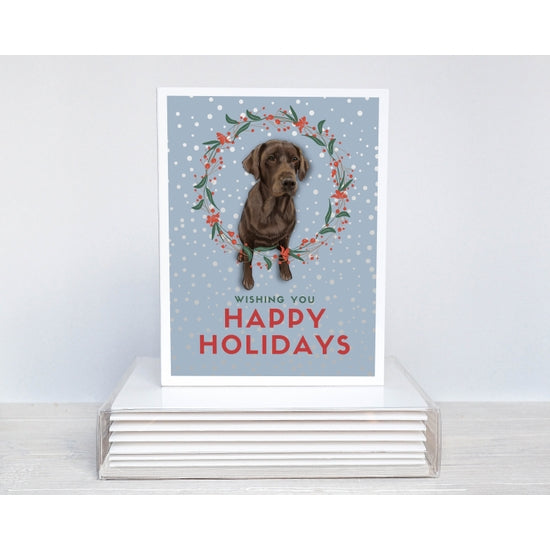 Labrador Holiday Boxed Set of 10 Greeting Cards