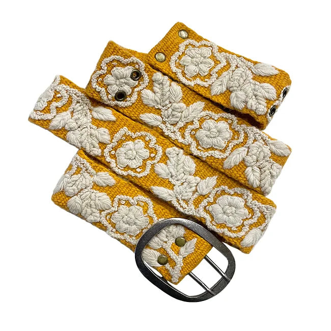 Jenny Krauss Two-Tone Embroidered Belt