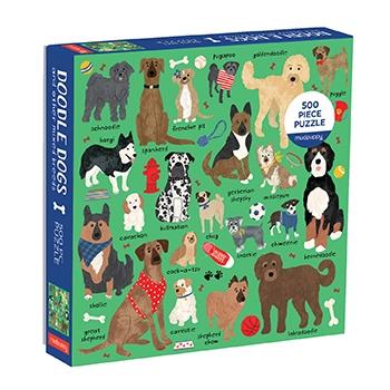 Doodle Dog and Other Mixed Breeds 500 Piece Family Puzzle