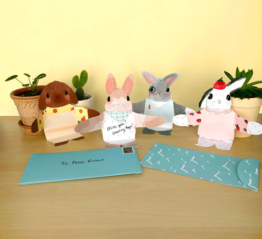 Snuggle Bunnies Notecards - Box set of 12