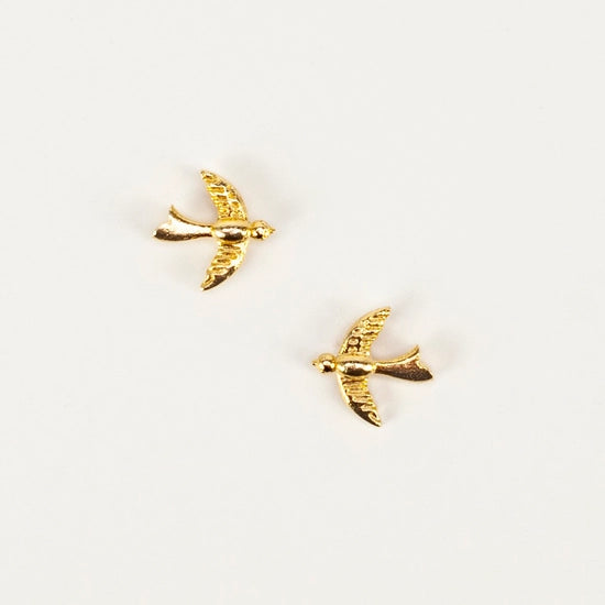 Flying Bird Post Earrings