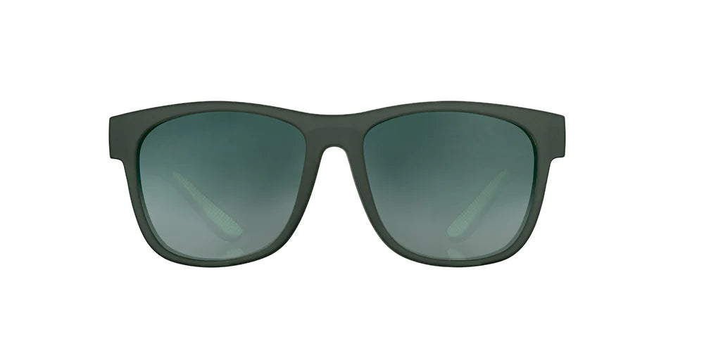 Goodr BFG (For Big Heads) Sunglasses: Mint Julep Electroshocks