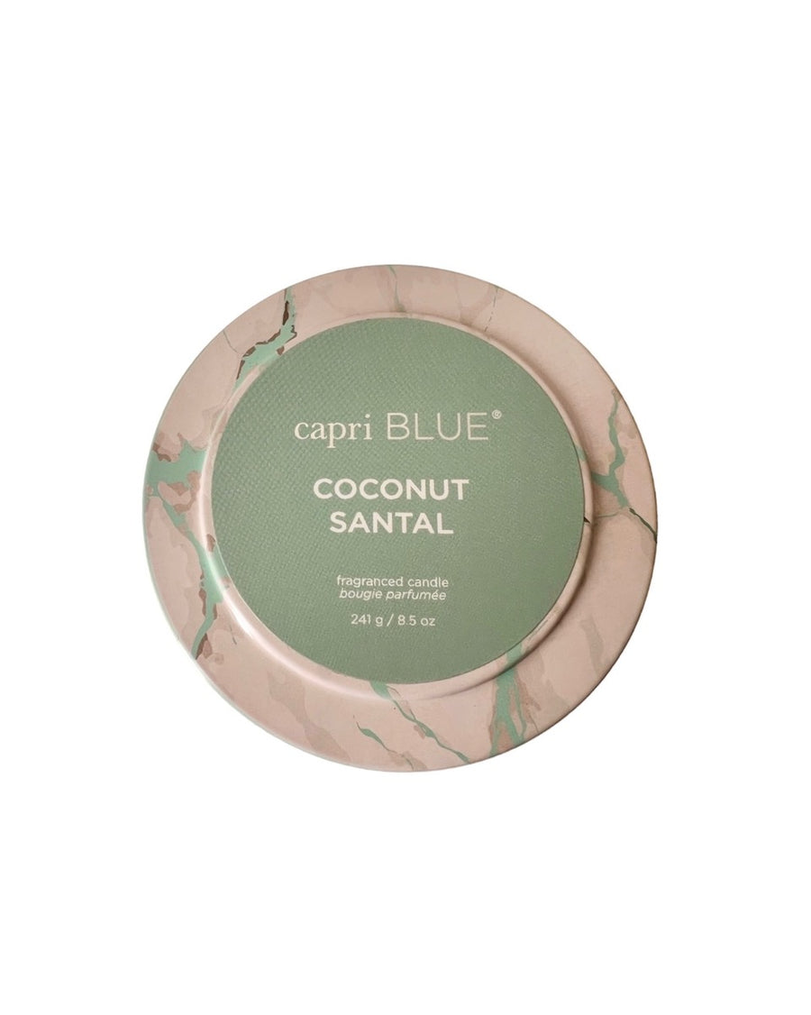 Capri Blue  8.5 OZ Travel Tin Mod Marble Candle