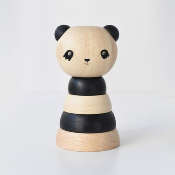 Panda Wooden Ring Stacker