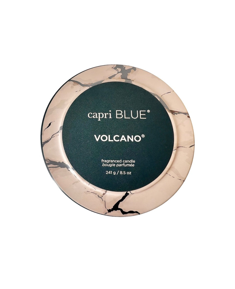 Capri Blue  8.5 OZ Travel Tin Mod Marble Candle