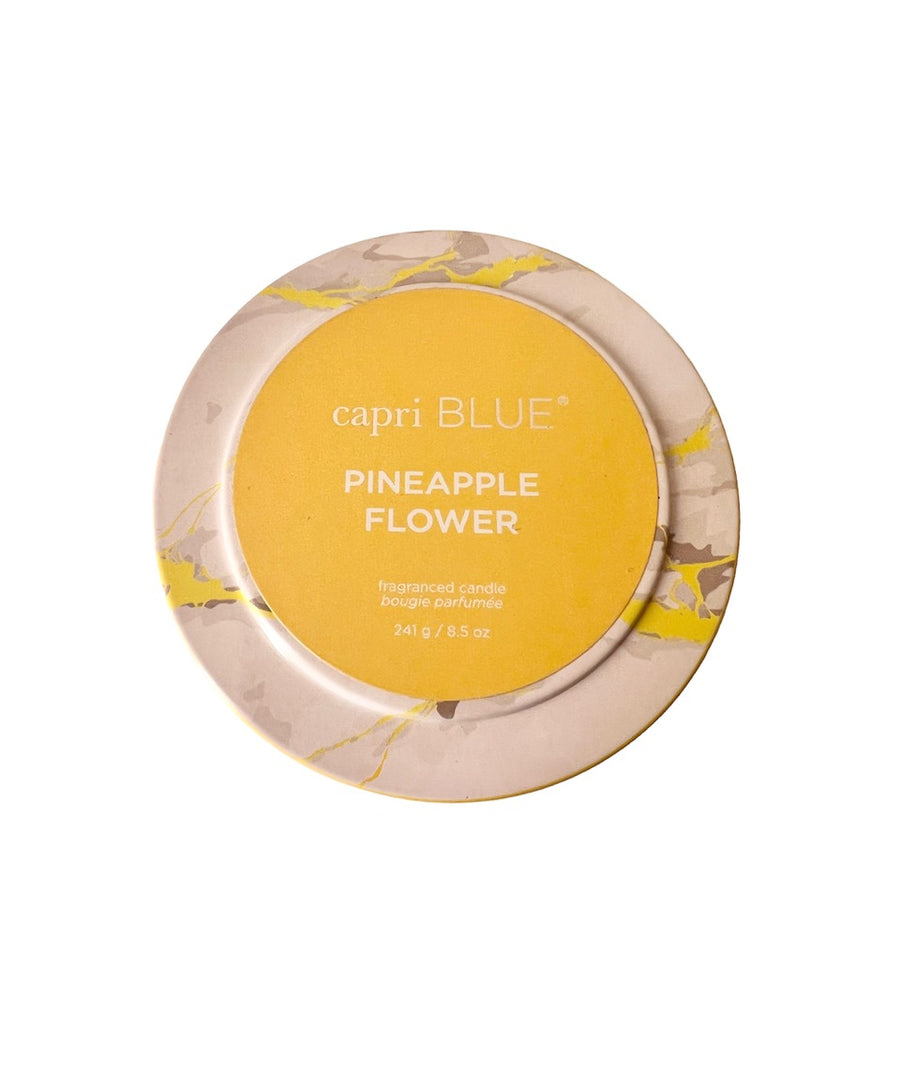 Capri Blue  8.5 OZ Travel Tin Mod Marble Candle