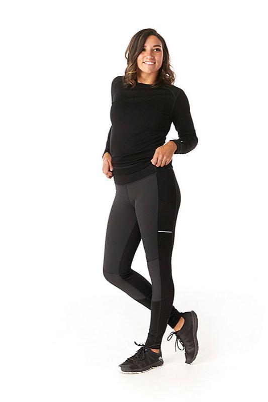 Smartwool W’s Merino Active Fleece Wind Tight - Black