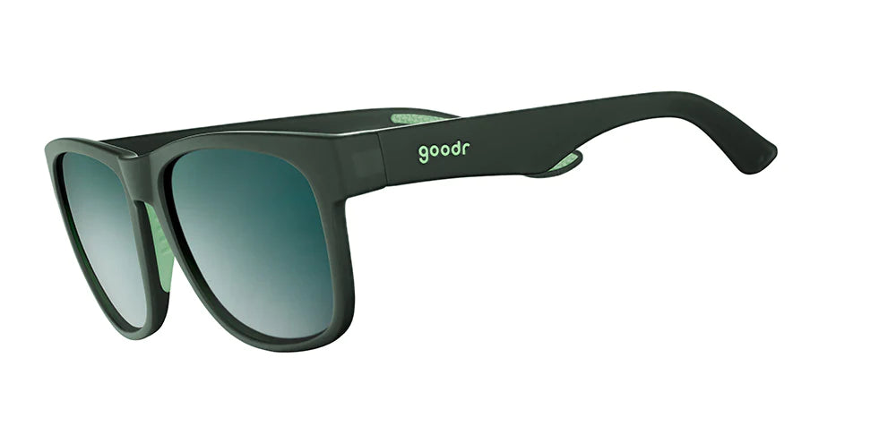 Goodr BFG (For Big Heads) Sunglasses: Mint Julep Electroshocks