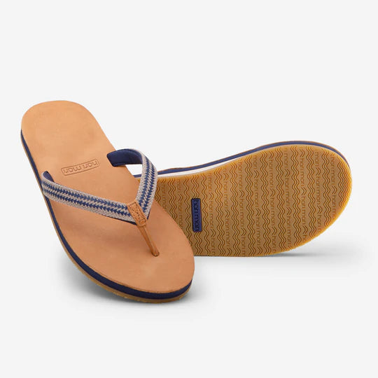 Hari Mari W Fields Flip Flops-Puebla/Navy