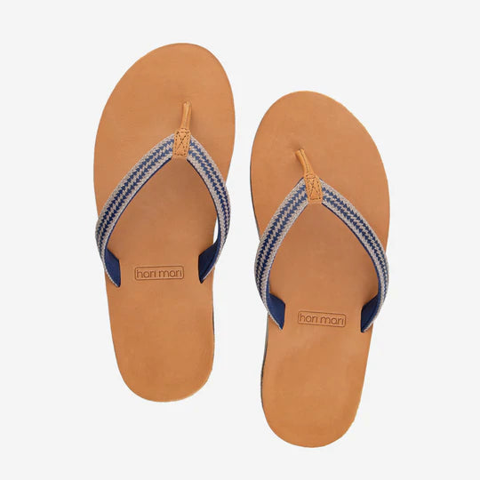 Hari Mari W Fields Flip Flops-Puebla/Navy