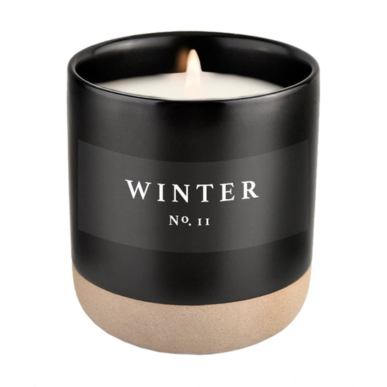 Winter Soy Stoneware Candle 12oz