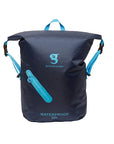 Lightweight 30L Waterproof Backpack - Navy/Neon Blue