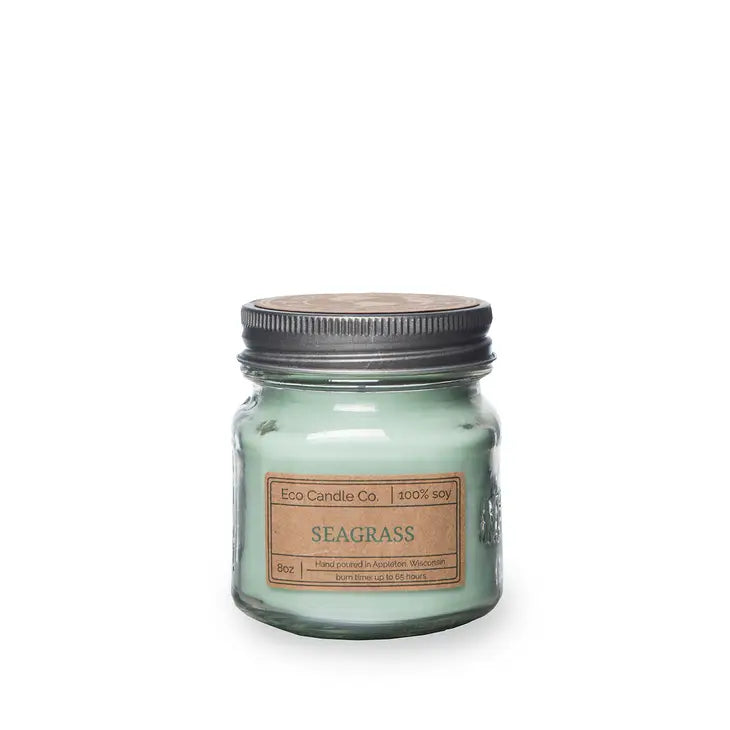 Eco Candle 8oz Mason Candle