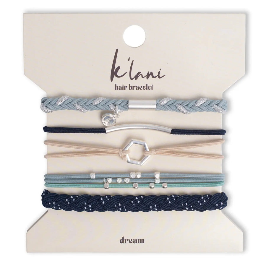 K'Lani Hair Tie Bracelets- Set of 5