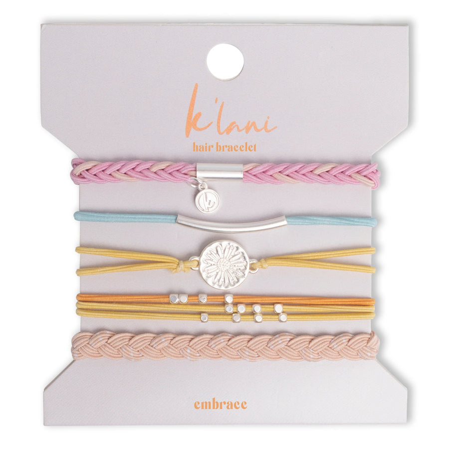 K'Lani Hair Tie Bracelets- Set of 5