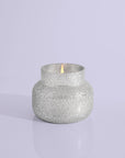 Capri Blue 8oz Silver Glitter Frosted Fireside Candle