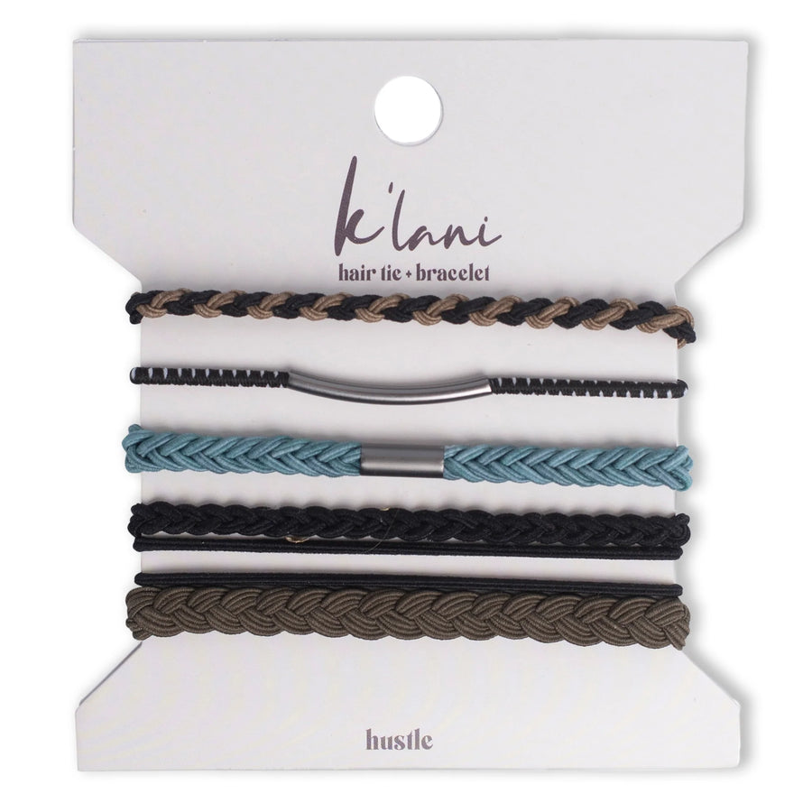 K'Lani Hair Tie Bracelets- Set of 5