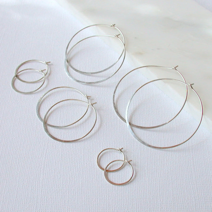 Classic Round Hoop Earrings