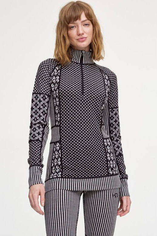 Smekker Merino Wool Half Zip Base Layer Top