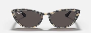 Ray-Ban — Nina Beige Havana w/Grey Mirror Gold