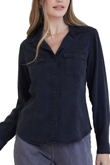 Bella Dahl Long Sleeve Seamed Shirt