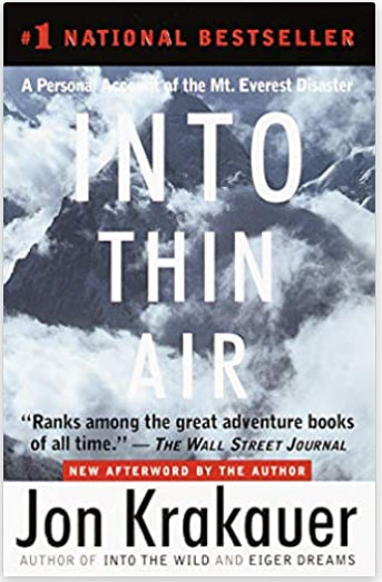 Into Thin Air : A Personal Account of the Mt. Everest Disaster