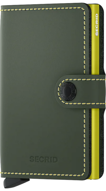 Secrid Mini Wallet  -  Matte Leather