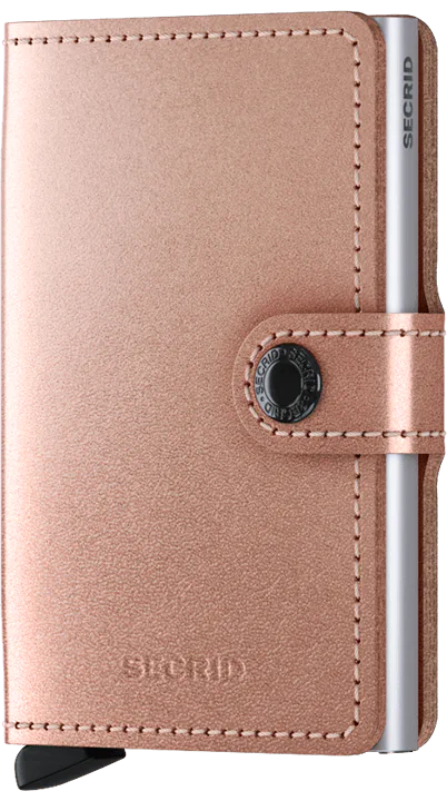 Secrid Mini Wallet - Metallic Leather