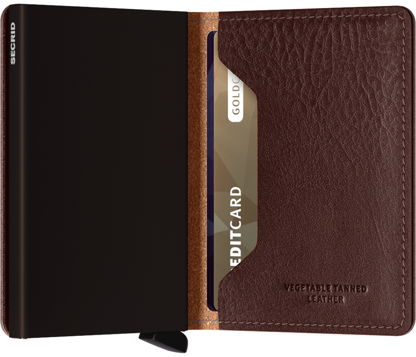 Secrid Slim Wallet - Veg Espresso-Brown